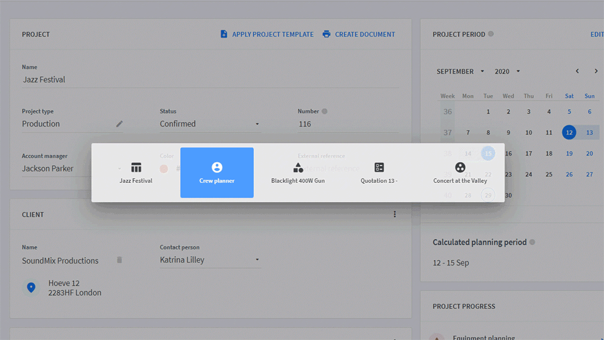 Switch between tabs